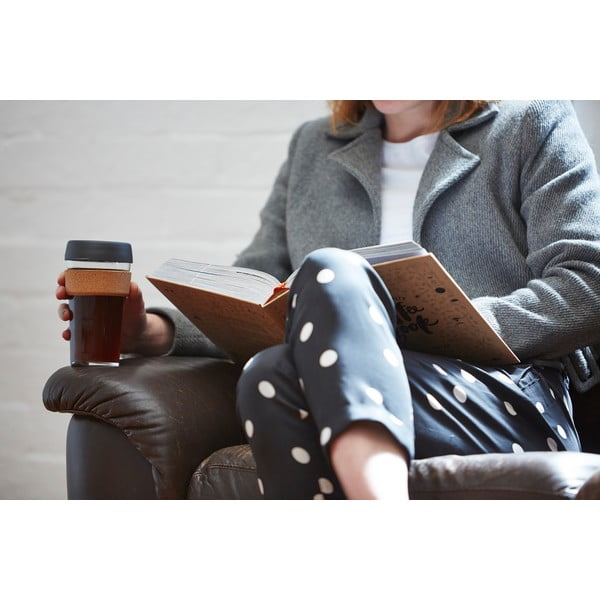 Tazza da viaggio nero-marrone 454 ml Brew Cork Nitro L - KeepCup-image-1