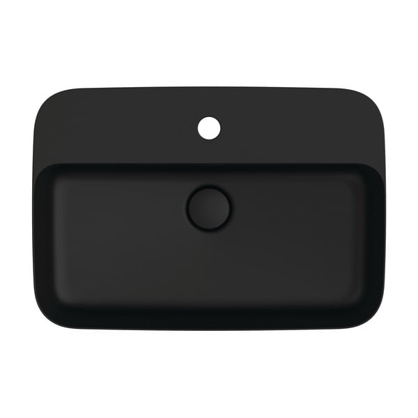 Lavabo in ceramica nera opaca 55x38 cm Ipalyss - Ideal Standard-image-2
