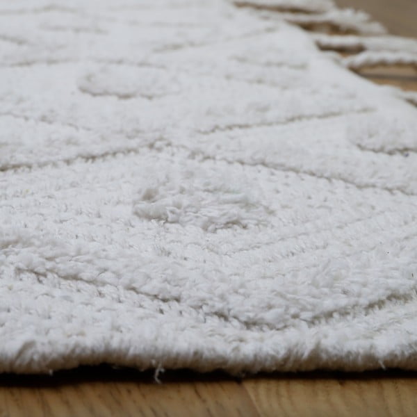 Tappeto bianco fatto a mano, 120 x 170 cm Orlando - Nattiot-image-1