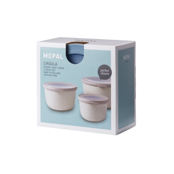 Scatole per alimenti in set da 3 Cirqula Nordic - Mepal-image-1