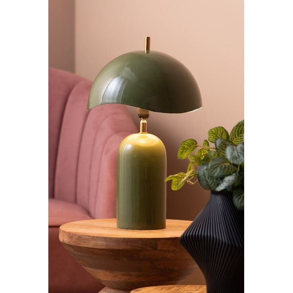 Lampada da tavolo verde scuro (altezza totale 41 cm) Querido  – Leitmotiv-image-1
