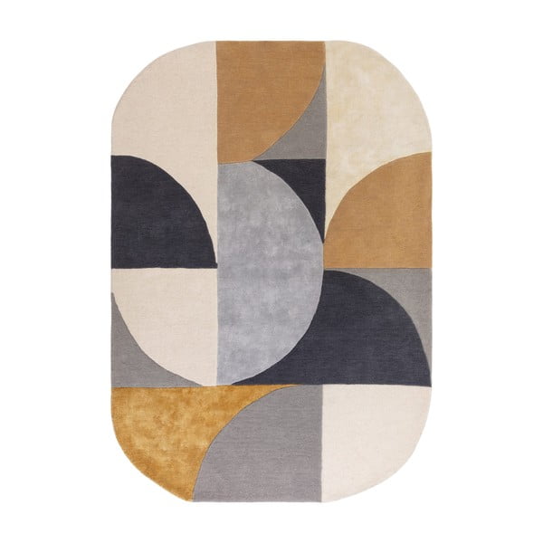 Tappeto di lana giallo ocra 160x230 cm Sunset - Asiatic Carpets