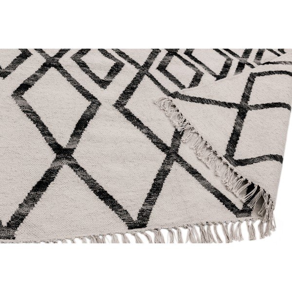 Tappeto beige e nero Diamante, 120 x 170 cm Hackney - Asiatic Carpets-image-3