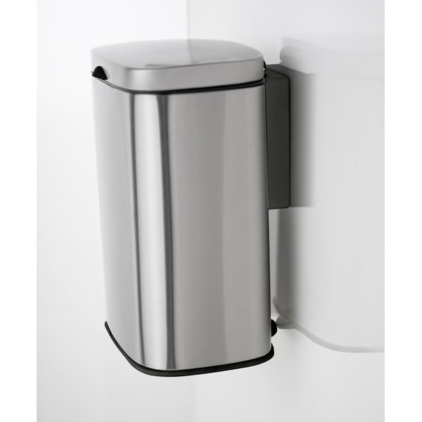 Cestino in acciaio inox 5 l Sare - Wenko-image-1