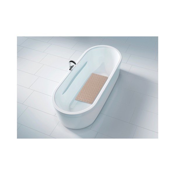 Tappeto da bagno antiscivolo grigio e beige , 70 x 40 cm Rocha - Wenko-image-1