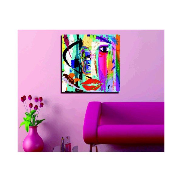 Pittura su tela Moma, 45 x 45 cm - Majestic-image-2