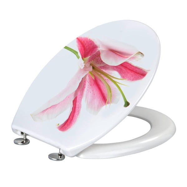 Sedile WC , 45 x 37,5 cm Orchid - Wenko-image-1