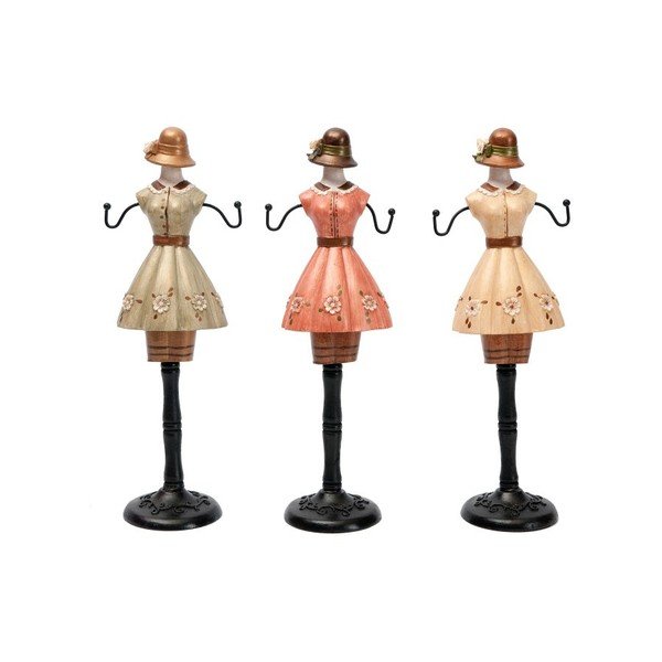 Set di 3 statuette decorative da donna - Antic Line