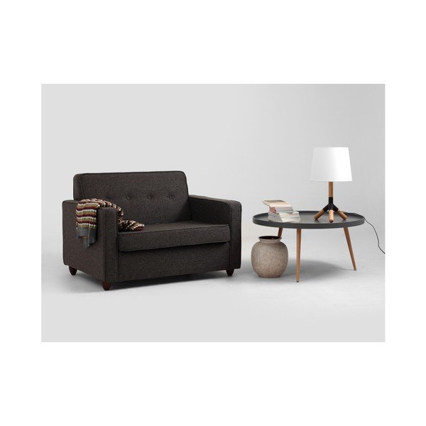 Poltrona grigio scuro-marrone Custom Form Zugo - CustomForm-image-4