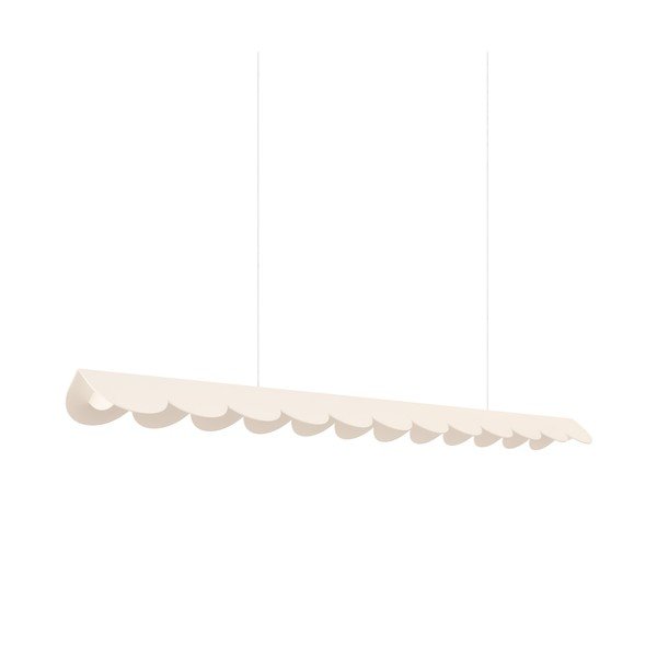 Lampadario LED beige in alluminio BISCUIT – Thoro