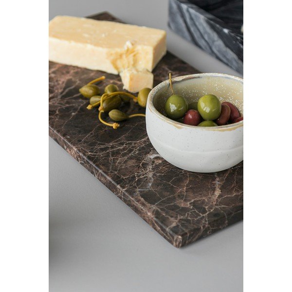 Tagliere in marmo da servizio 38 x 18 cm Marble – Mette Ditmer Denmark-image-2