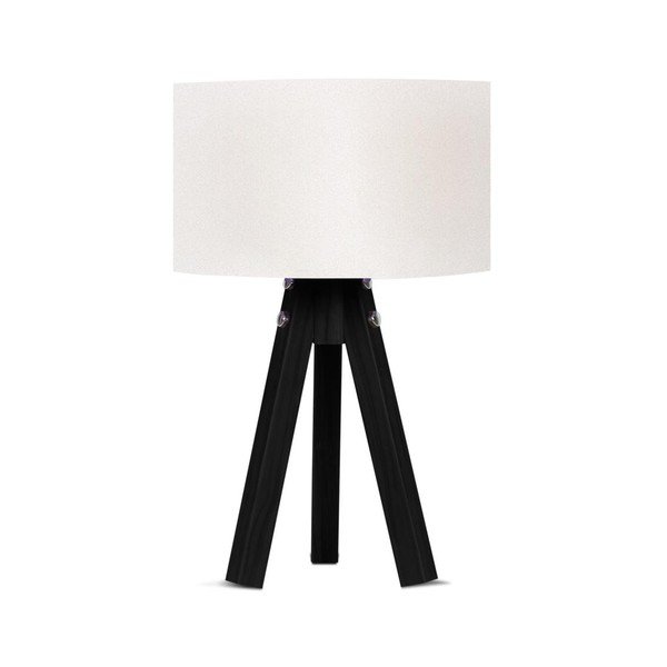 Lampada da tavolo bianco/nero Mdf - Magenta Home