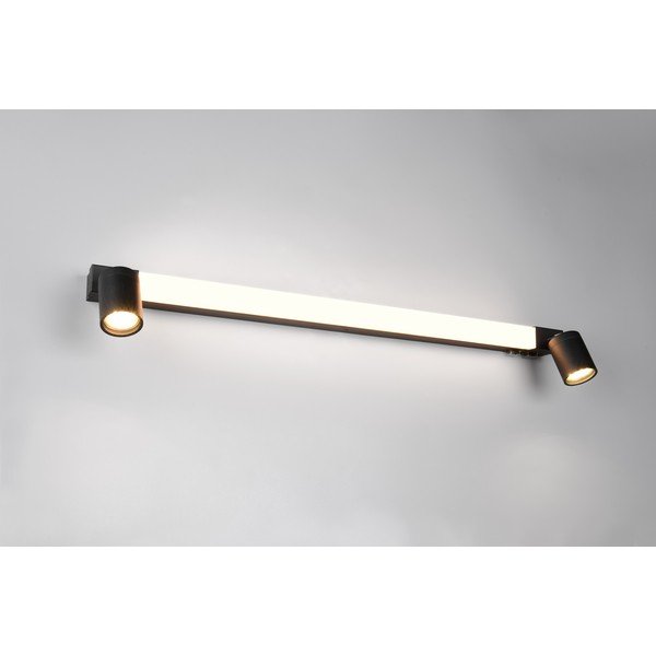 Lampada da parete LED nera opaca Enrico – Trio-image-2