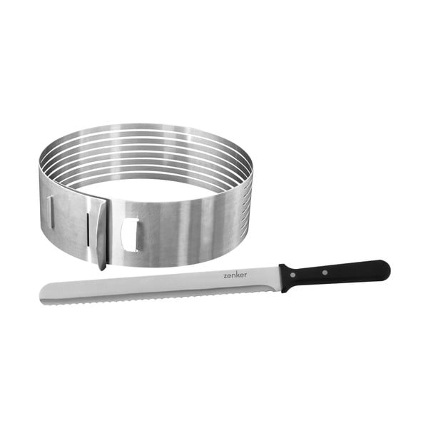 Set di coltelli e cornice per torte, ø 24 - 26 cm - Zenker