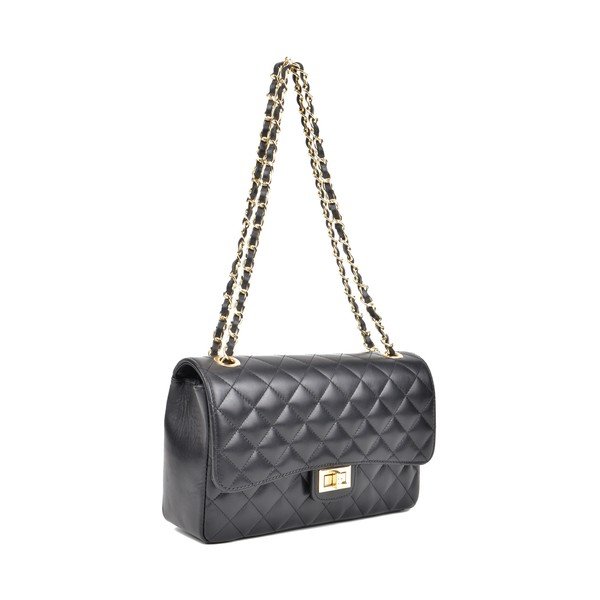 Borsa Swift in pelle nera - Isabella Rhea-image-2