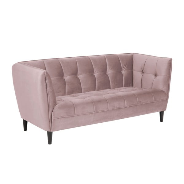 Divano in velluto rosa Jonna - Actona-image-2