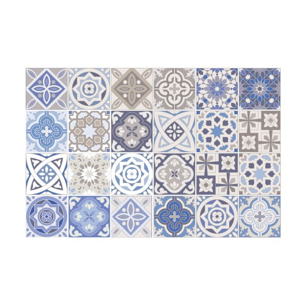 Set di 24 adesivi murali decorativi, 20 x 20 cm Honduras - Ambiance-image-2