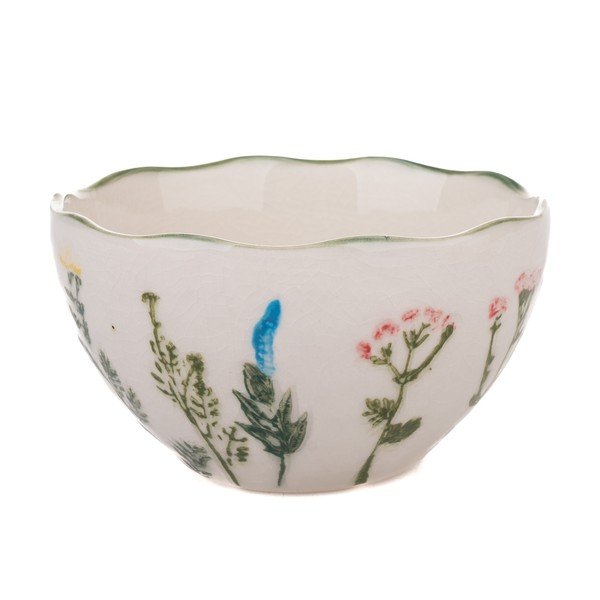 Ciotolina bianca in porcellana Flower Garden – Dakls