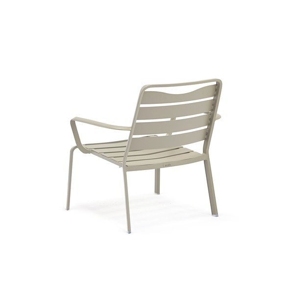 Sedia da giardino in metallo grigio Spring - Ezeis-image-4