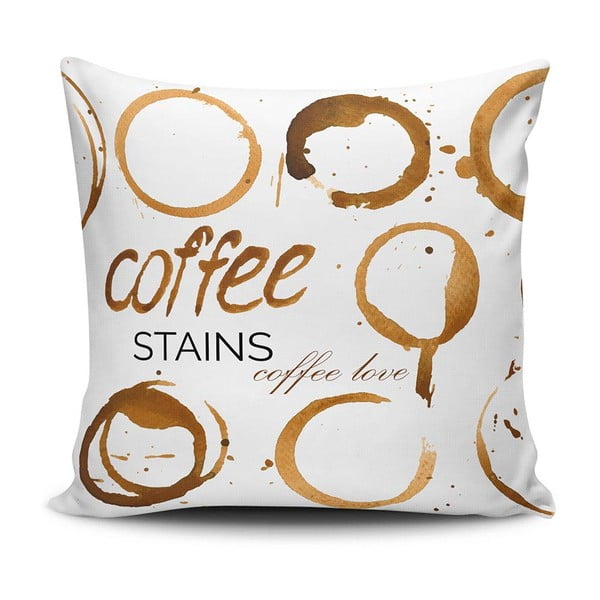 Cuscino Macchie di caffè, 45 x 45 cm - Cushion Love
