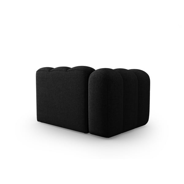 Divano componibile nero/color antracite (con penisola a sinistra) Lupine – Micadoni Home-image-3