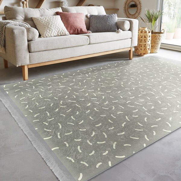 Tappeto verde 80x200 cm - Mila Home-image-2