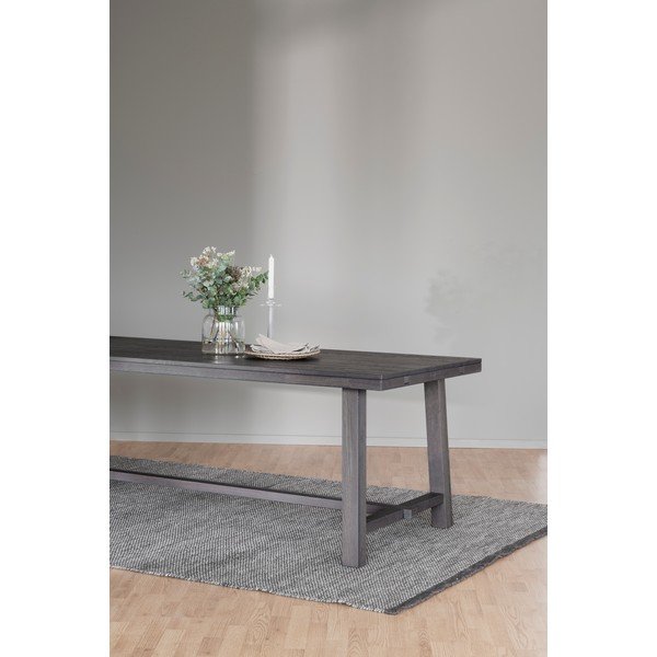 Tavolo da pranzo in rovere marrone scuro 220 x 95 cm Brooklyn - Rowico-image-1