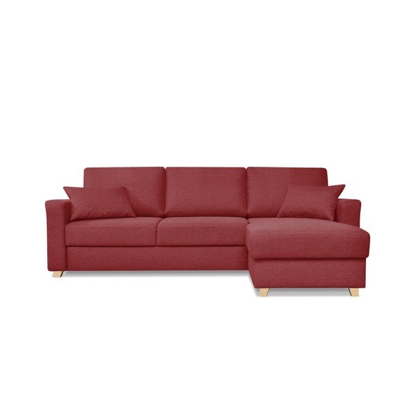 Červená rozkládací pohovka Cosmopolitan design Nice-image-3
