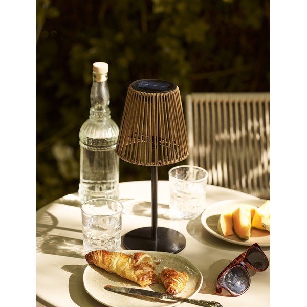 Illuminazione esterna LED con alimentazione a pannelli solari da tavolo /portatile ø 14 cm Salford – House Nordic-image-1