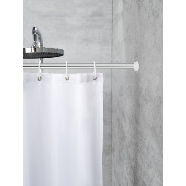 Asta per tenda da doccia color argento lucido 110 - 185 cm – Wenko-image-2