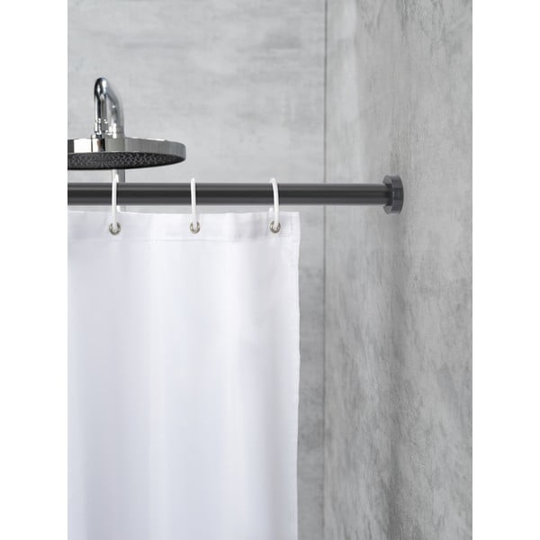 Asta da bagno telescopica nera, lunghezza 110-185 cm Luz - Wenko-image-2