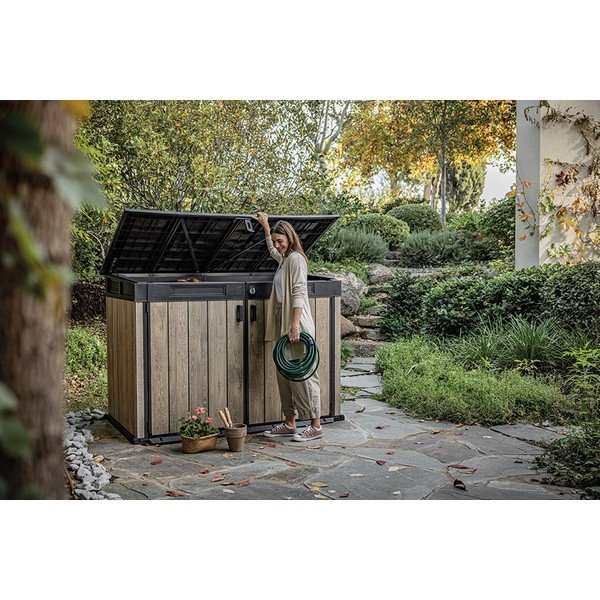 Mobile da giardino in plastica marrone - Keter-image-1