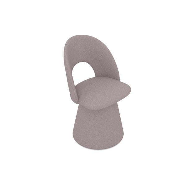 Sedia da pranzo lavanda in imbottito Kalo – Makamii-image-2