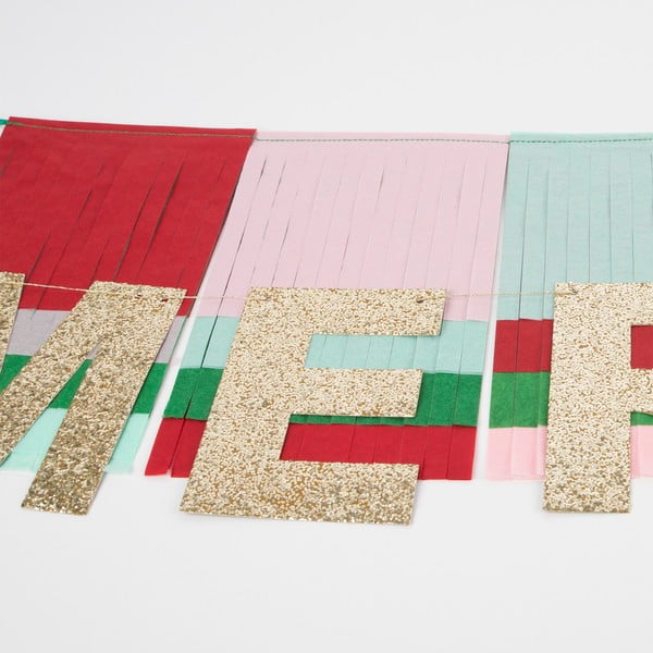 Ghirlanda con motivo natalizio Mery Christmas - Meri Meri-image-3