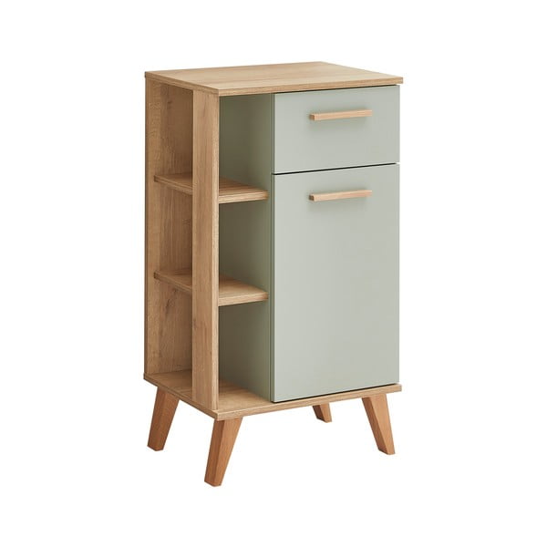 Mobile bagno basso verde in rovere 51x90 cm Set 963 - Pelipal-image-2