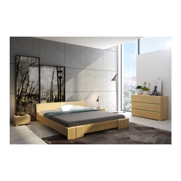 Dvoulůžková postel z borovicového dřeva SKANDICA Vestre, 140 x 200 cm-image-4