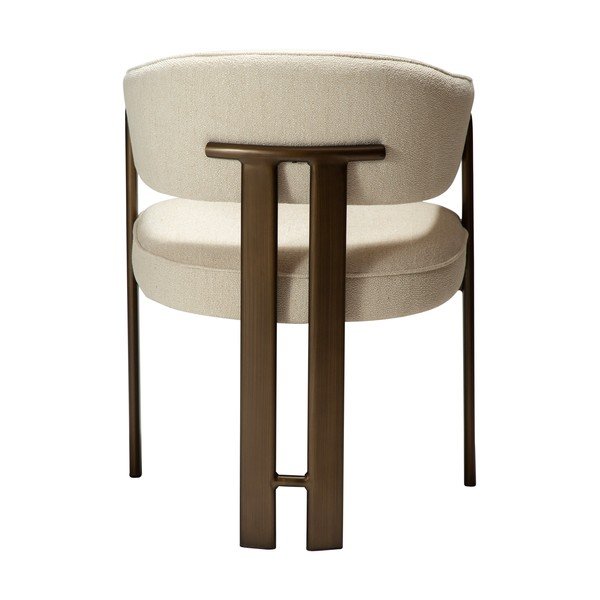 Sedia da pranzo beige con braccioli Duct – DAN-FORM Denmark-image-4
