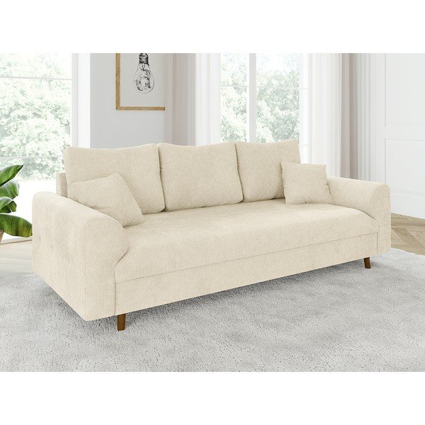 Divano beige 210 cm Ariella – Ropez-image-3