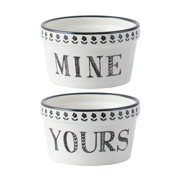 Set di 2 ciotole in ceramica, ⌀ 9 cm - Creative Tops