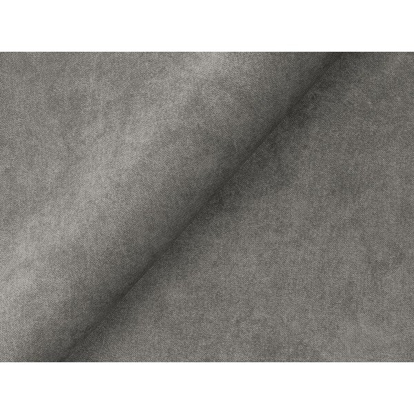 Poggiapiedi grigio con rivestimento in velluto Aloha – Makamii-image-4