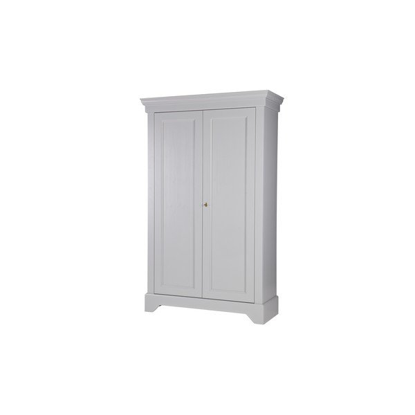 Armadio in legno di pino grigio Isabel - WOOOD-image-1