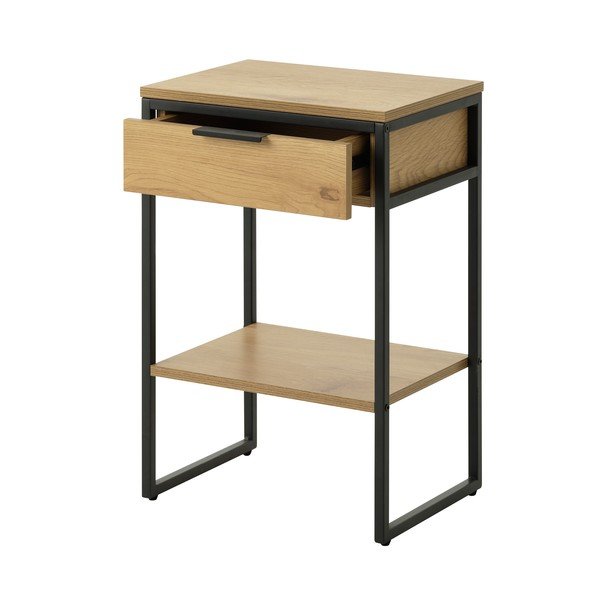 Tavolino con effetto rovere 30x40 cm Cesura – Unique Furniture-image-2