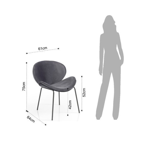 Šedá židle Tomasucci Poltrono-image-2