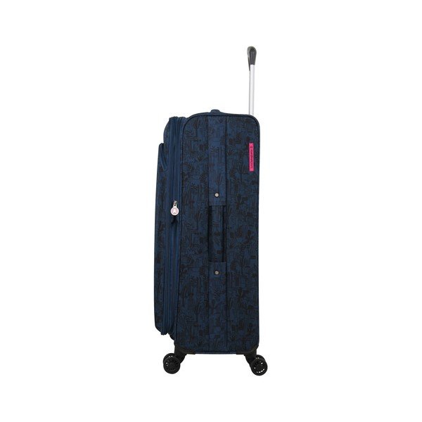 Lulucastagnette Orsacchiotto blu, bagaglio a 4 ruote, 71 l - LULUCASTAGNETTE-image-4
