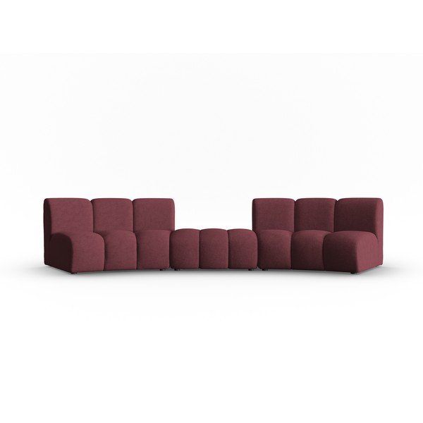 Divano bordeaux 367 cm Lupine - Micadoni Home