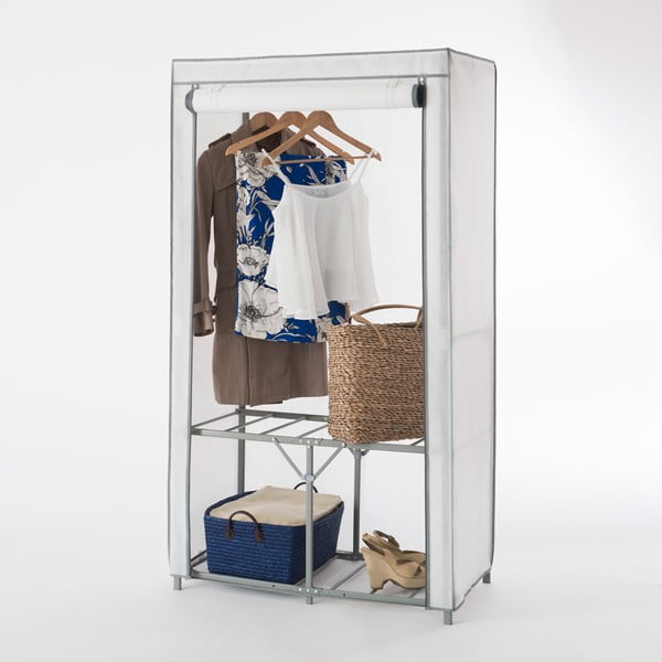 Armadio tessile bianco Armadio organizzato - Compactor-image-1