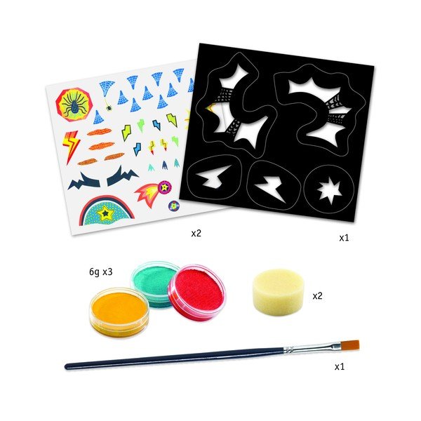 Set per la pittura del viso dei supereroi - Djeco-image-1