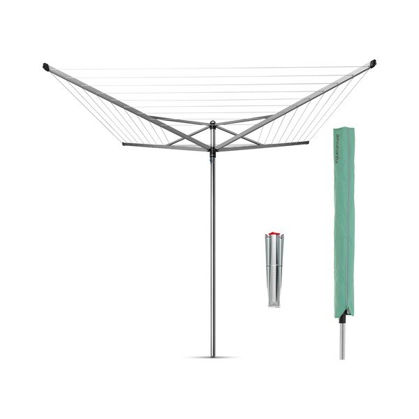 Stendino da giardino argentato 50 m Topspinner – Brabantia