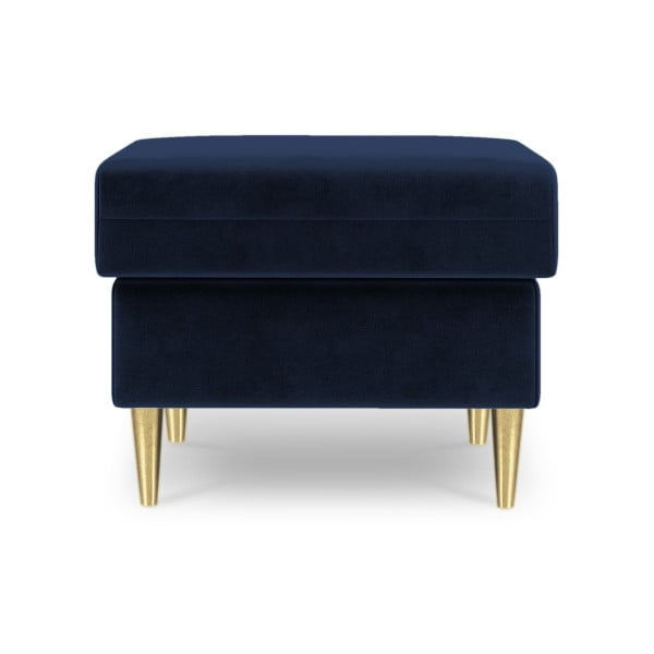Pouf Muguet blu, 60 x 45 cm - Mazzini Sofas-image-2