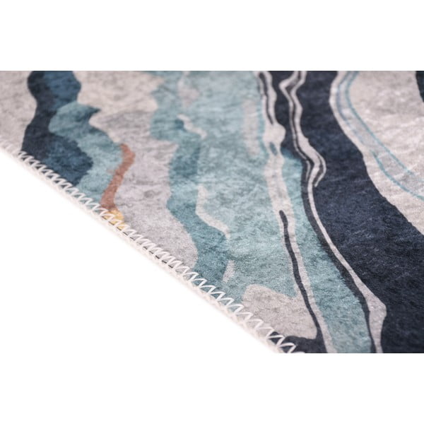 Tappeto giallo e blu lavabile 80x150 cm Colors of Joy – Vitaus-image-2